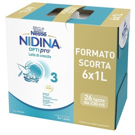 NIDINA OPTIPRO 3 LIQUIDO 6 Pezzi            