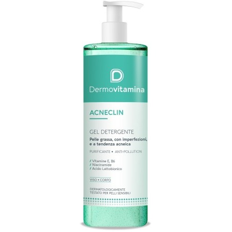 DERMOVITAMINA ACNECLIN GEL DET          