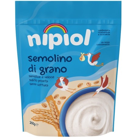 NIPIOL CEREALI CREMA SEMOL200G          