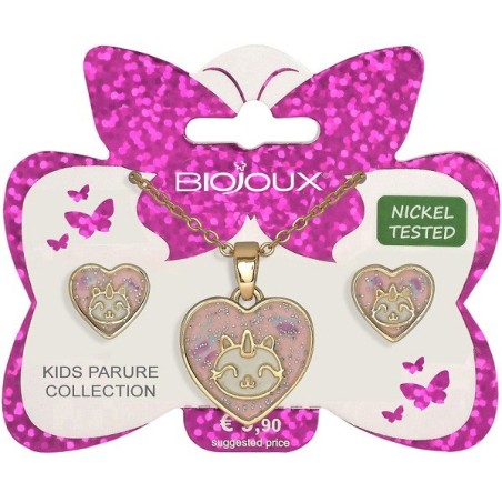 BJS006 PARURE UNI HEART GP              