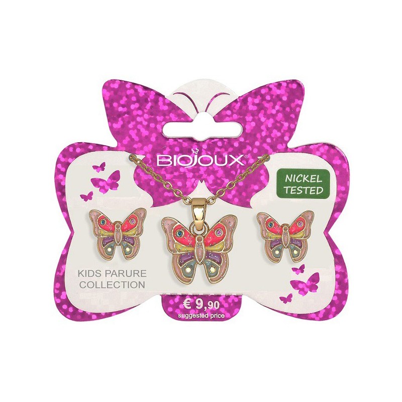 BJS009 PARURE PINK B/FLY GP             