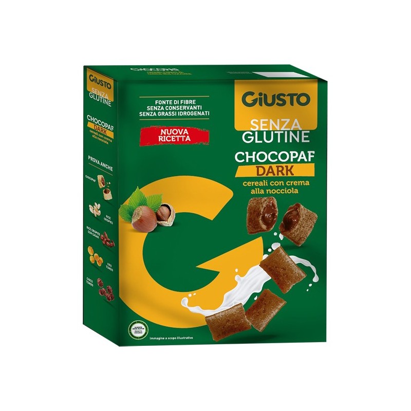 GIUSTO S/G CHOCOPAF DARK 250G           