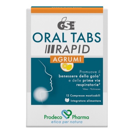 GSE ORAL TABS RAPID AGRUM12 Compresse          