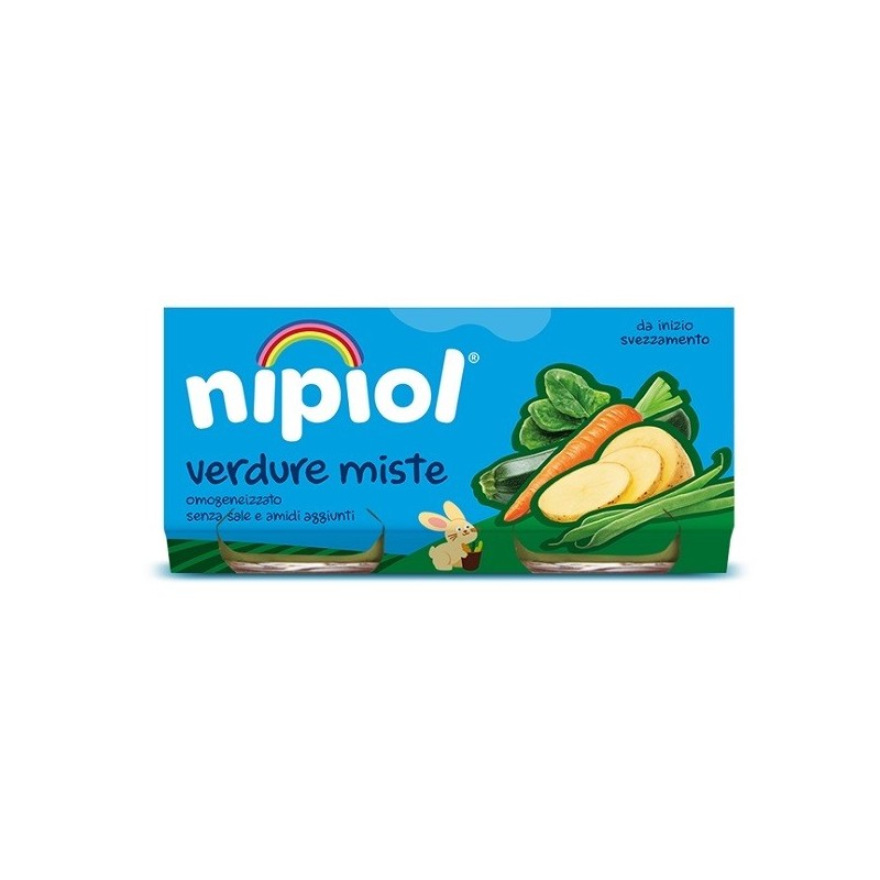 NIPIOL OMOG VERDURE MISTE 2 Pezzi           