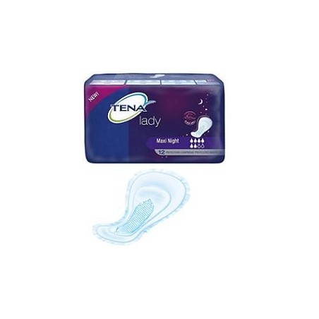 TENA DISCREET MAXI NIGHT 12 Pezzi           