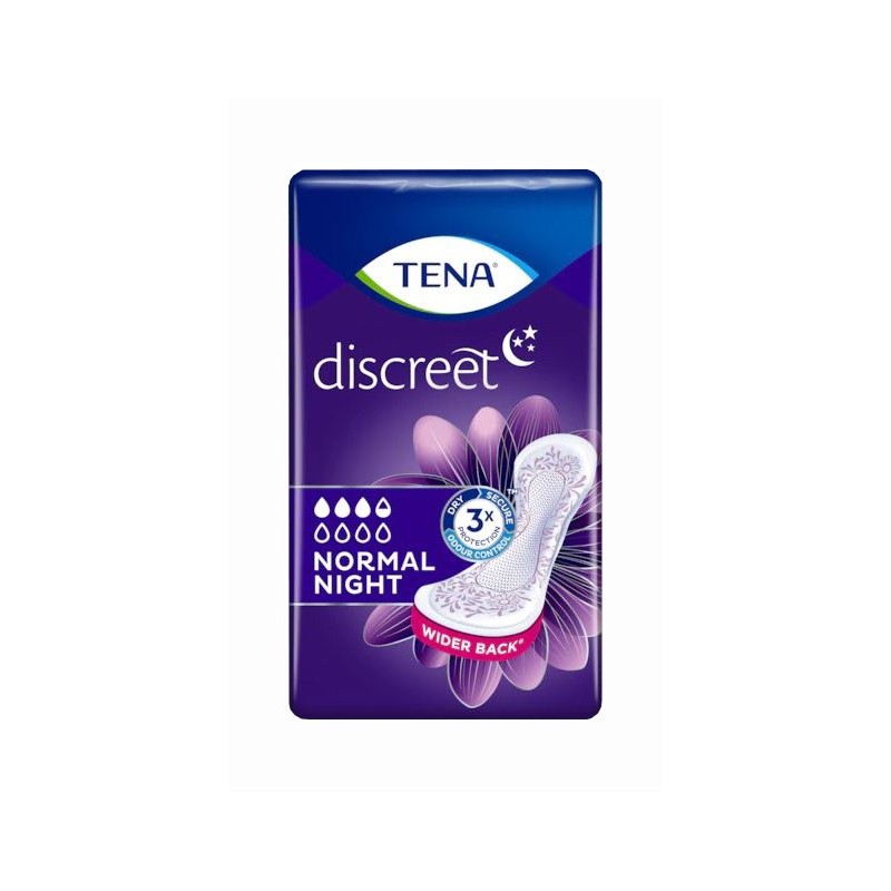TENA DISCREET NORMAL NIGHT10 Pezzi          