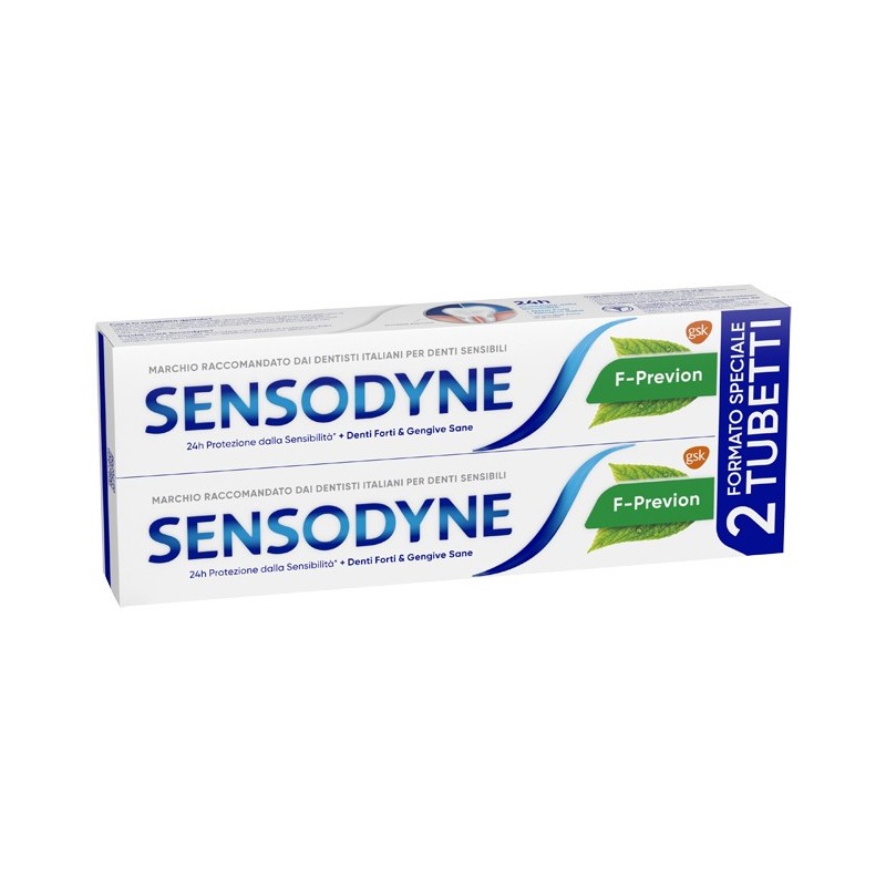 SENSODYNE F PREVION 2X75ML              