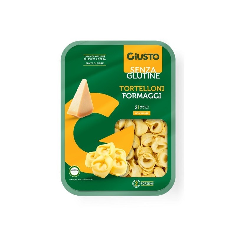 GIUSTO S/G TORTELLONI FORM250G          