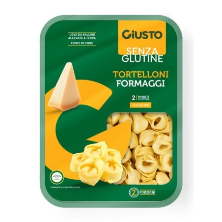 GIUSTO S/G TORTELLONI FORM250G          