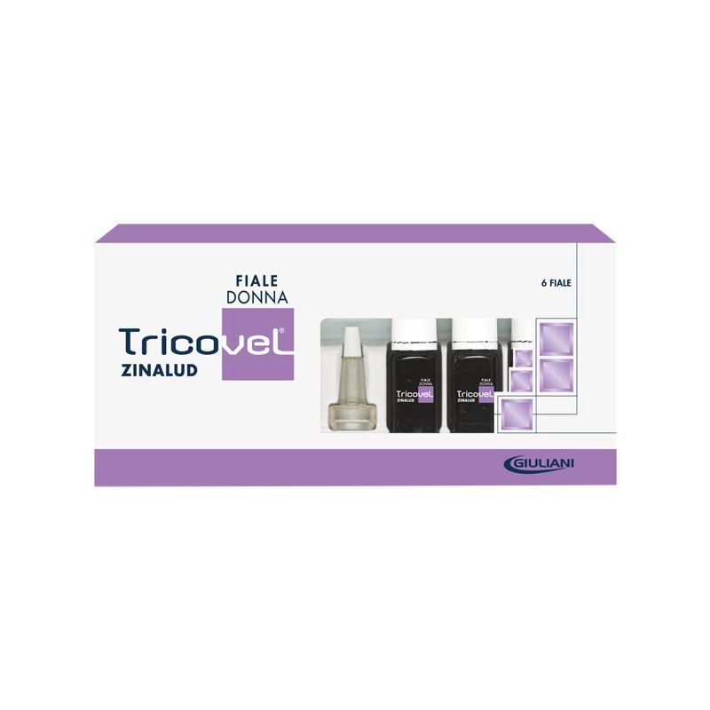TRICOVEL ZINALUD DONNA 6 Flaconi               