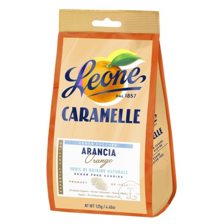 CARAMELLE S/ZUCCH ARANCIA 125G          