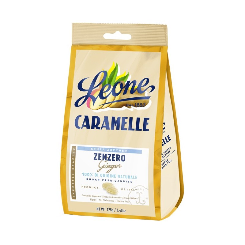CARAMELLE S/ZUCCH ZENZERO 125G          