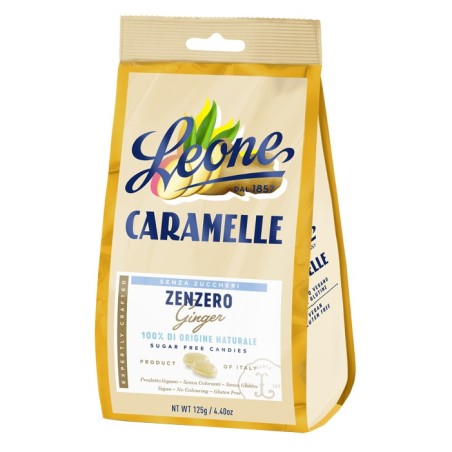 CARAMELLE S/ZUCCH ZENZERO 125G          