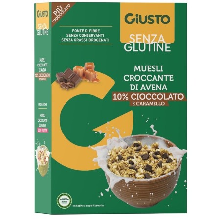 GIUSTO S/G MUESLI AVE/CIOC275G          