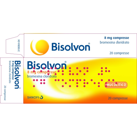 BISOLVON 20 Compresse 8MG                      