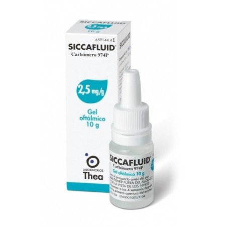SICCAFLUID  Gel Oftalmico 10G 2,5MG/G          