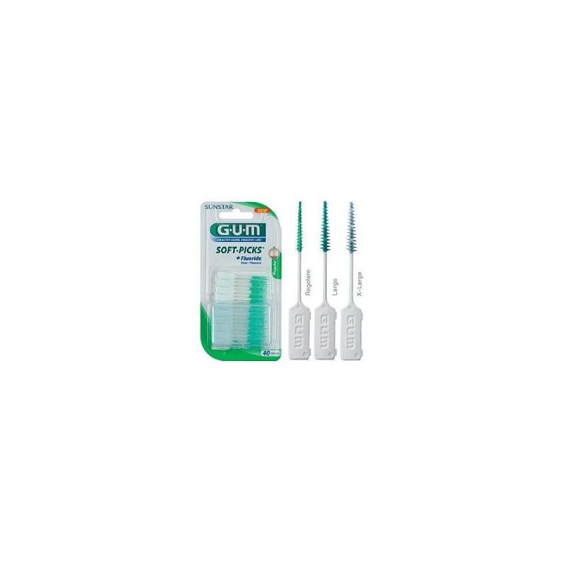 GUM SOFTPICKS SCOV GOM REG40 Pezzi          