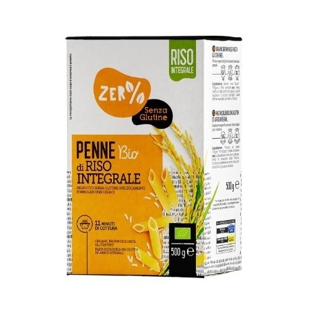ZER% GLUTINE PENNE RISO INTEGR          