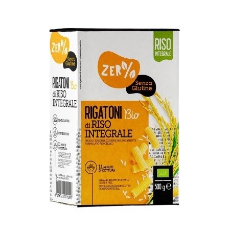ZER% GLUTINE RIGATO RISO INTEG          