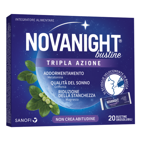 NOVANIGHT 20 Bustine TRIPLA AZIONE          