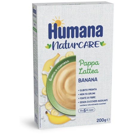 HUMANA PAPPA LATTEA BANANA200G          