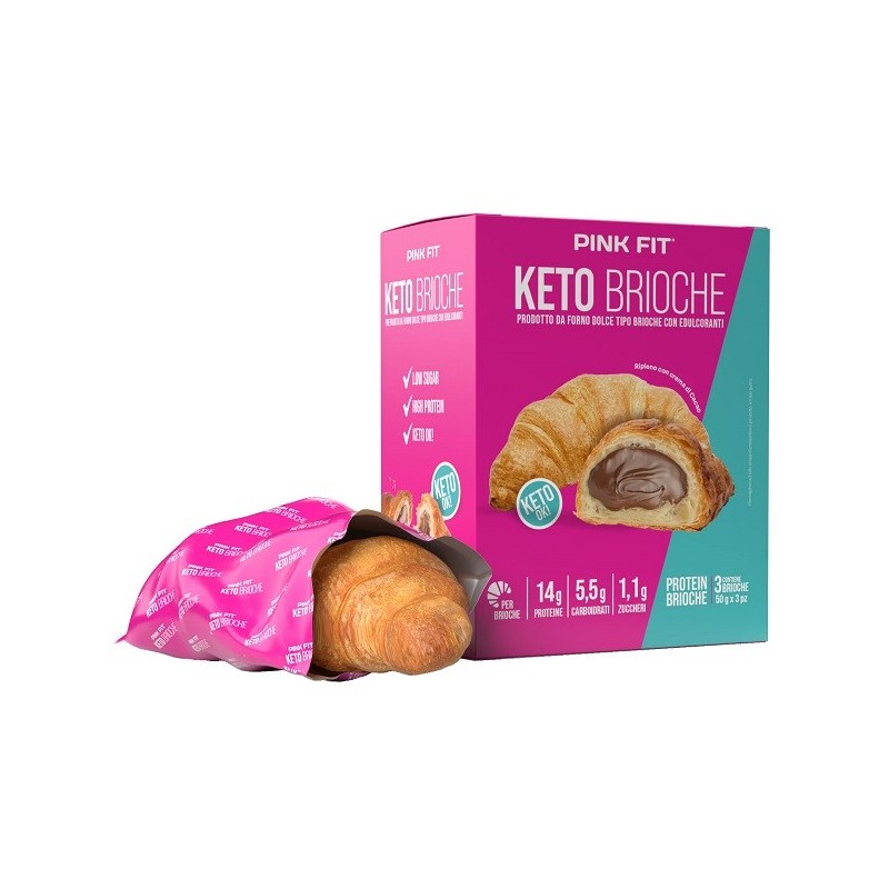 PINK FIT KETO BRIOCHE  Crema CACAO          