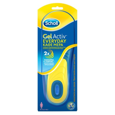 SCHOLL GEL ACTIV EVERYDAY D             