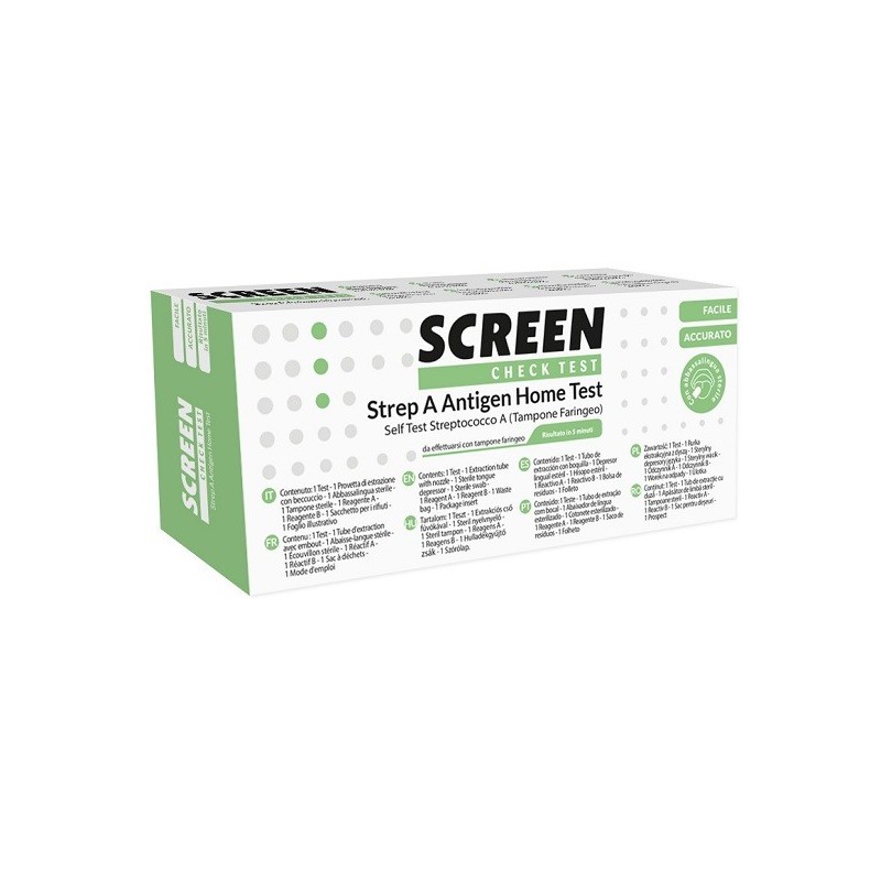 STREP A ANTIGEN HOME TEST 2 Pezzi           