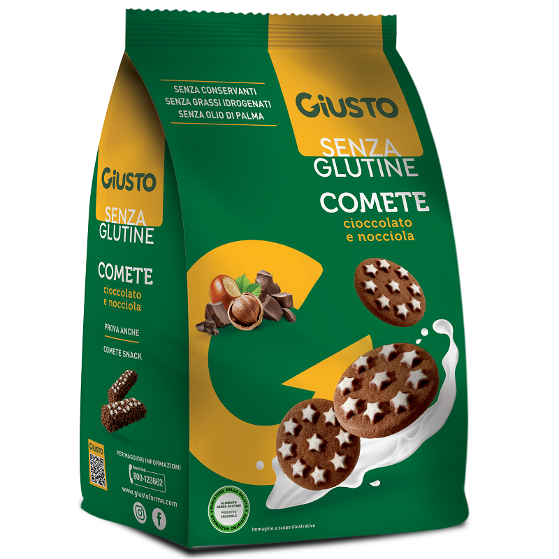 GIUSTO S/G COMETE BISCOTTI200G          