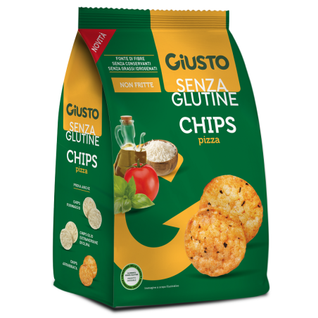 GIUSTO S/G CHIPS PIZZA 40G              