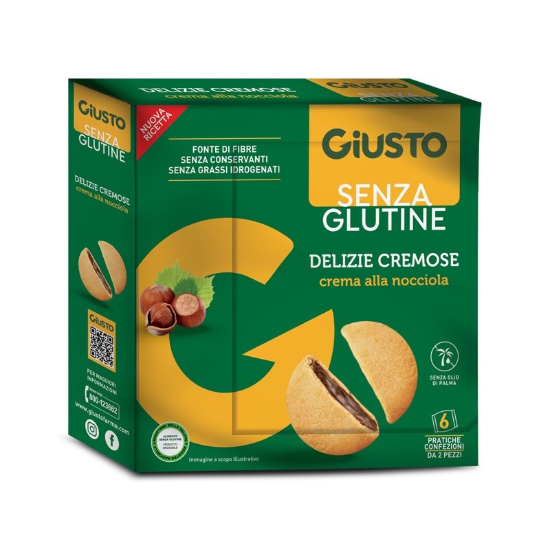 GIUSTO S/G DELIZ  Crema CA/NOC180G          