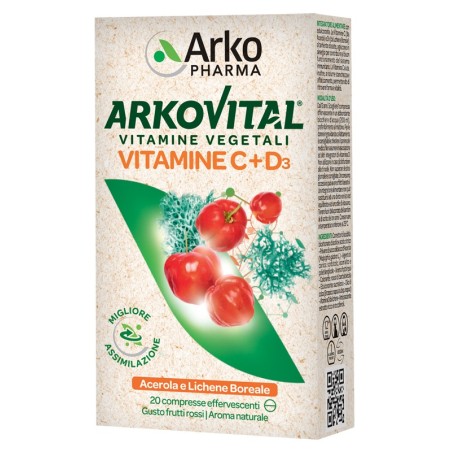 ARKOVITAL VITAMINE C+D3 20 Compresse           