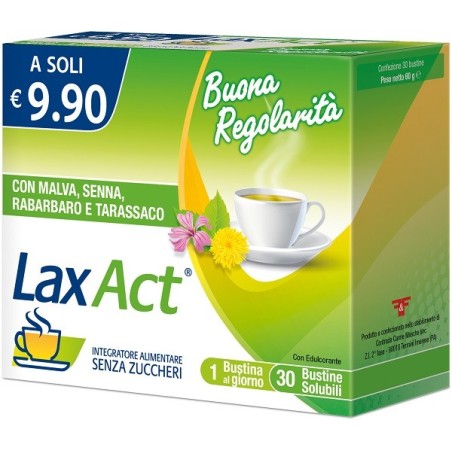 LAX ACT 30 Bustine SOLUBILI S/Z             
