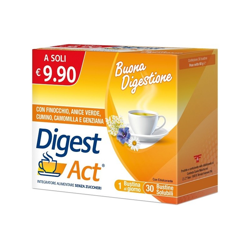 DIGEST ACT 30 Bustine SOLUBILI S/Z          