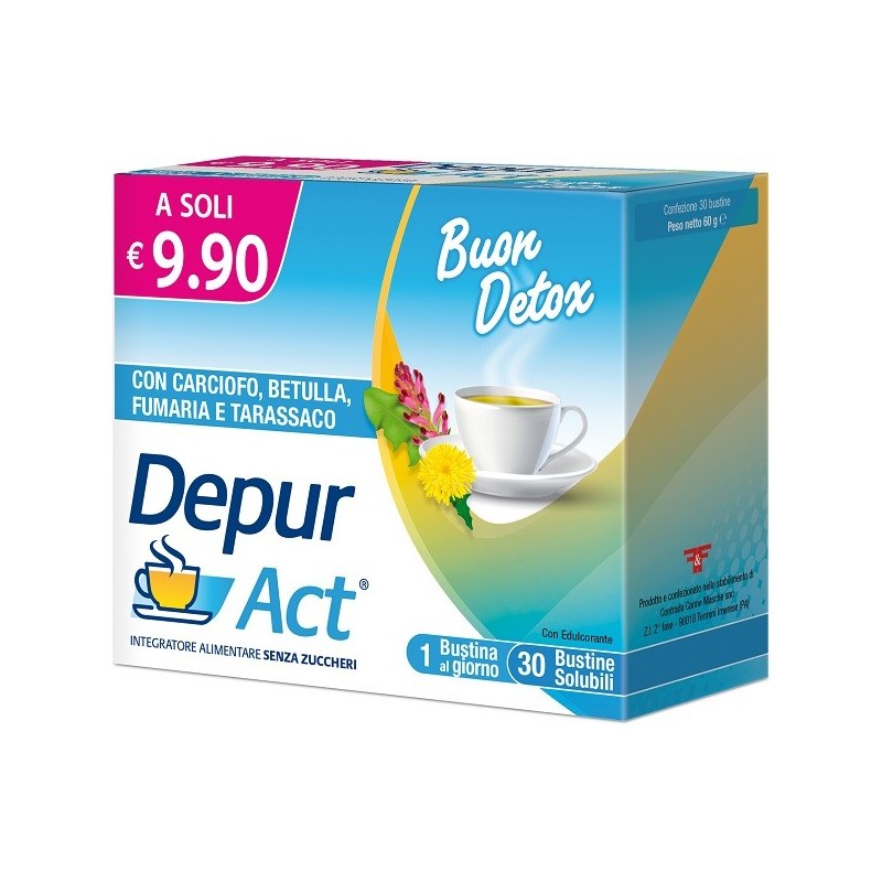 DEPUR ACT 30 Bustine SOLUBILI S/Z           