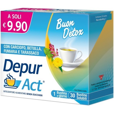 DEPUR ACT 30 Bustine SOLUBILI S/Z           