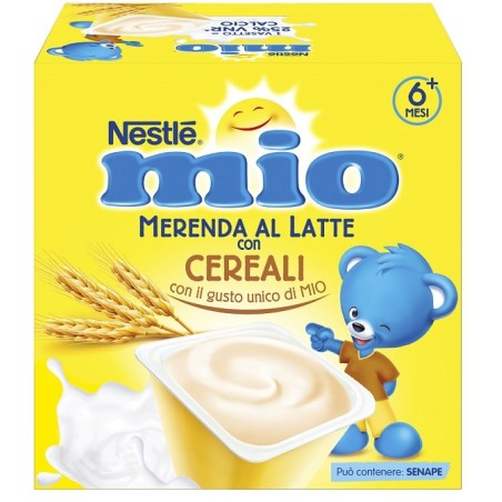 MIO MERENDA LATTE CRL 4X100G            