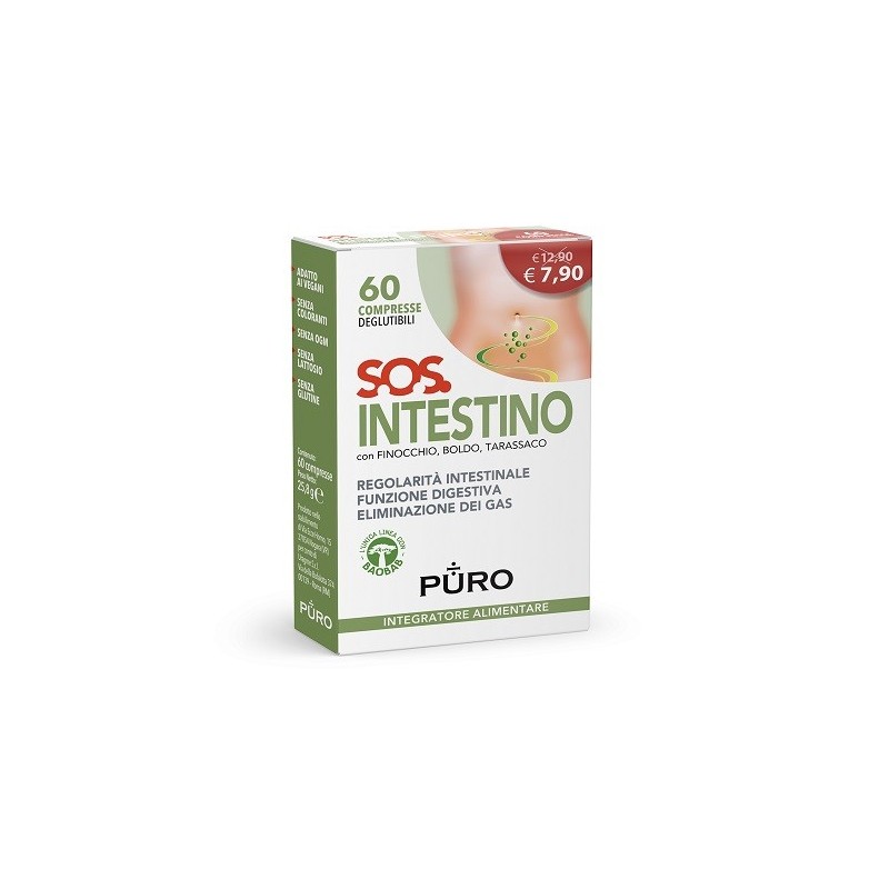 PURO SOS INTESTINO 60 Compresse DEGLU          