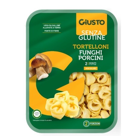 GIUSTO S/G TORTELLONI FUNG250G          