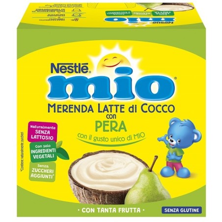 MIO MERENDA COCCO PERA 4 Pezzi              