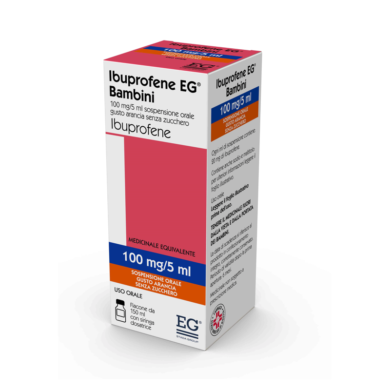 IBUPROFENE EG  Bambini 150ML ARANCIA          