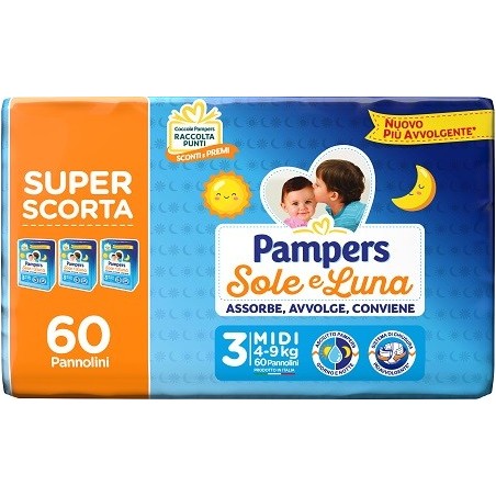 PAMPERS SL TRIO MI 60 Pezzi                 