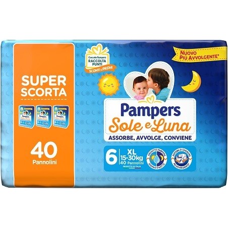 PAMPERS SL TRIO XL 40 Pezzi                 