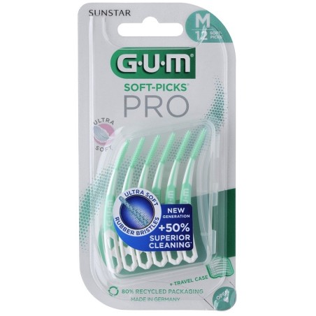 GUM SOFT PICK PRO MEDIUM 12 Pezzi           