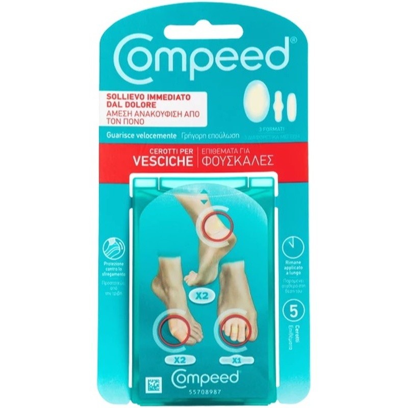 COMPEED VESCICHE MISTO 5 Pezzi              