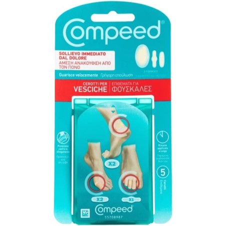 COMPEED VESCICHE MISTO 5 Pezzi              