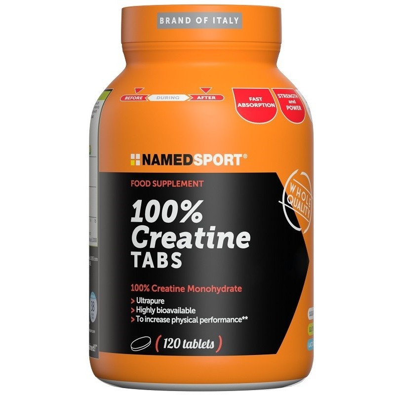 100% CREATINE TABS 120 Compresse               