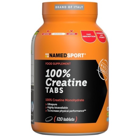 100% CREATINE TABS 120 Compresse               
