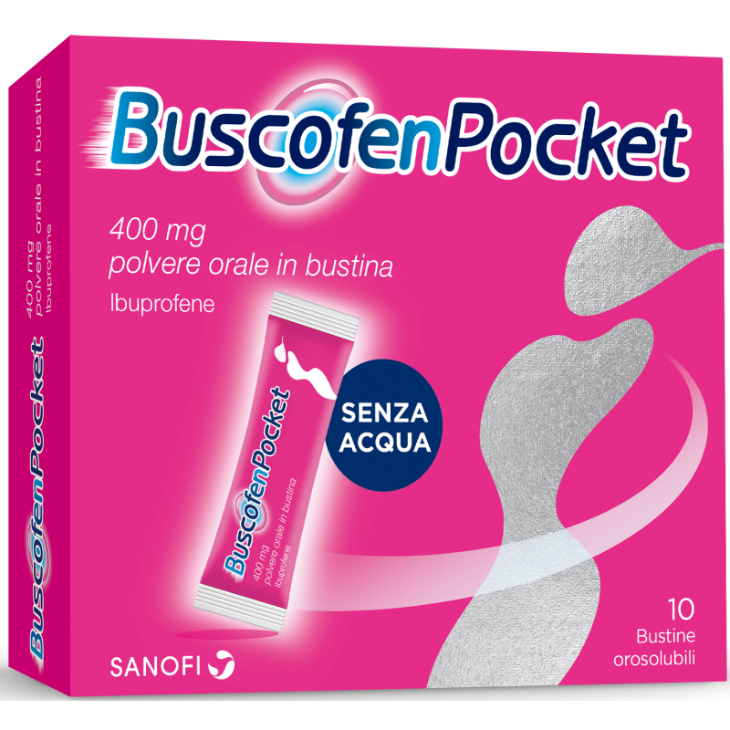 BUSCOFENPOCKET OS 10 Bustine 400MG          