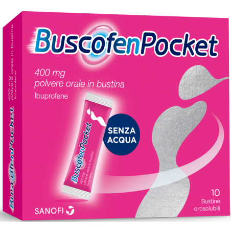 BUSCOFENPOCKET OS 10 Bustine 400MG          